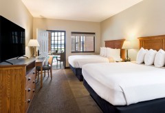 Double beds with Pool access