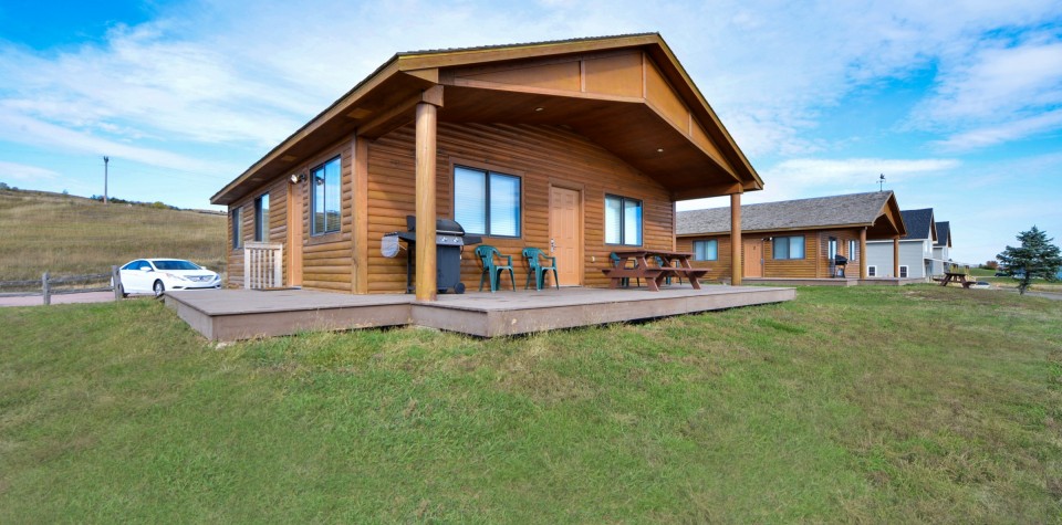 Cabin from the outside